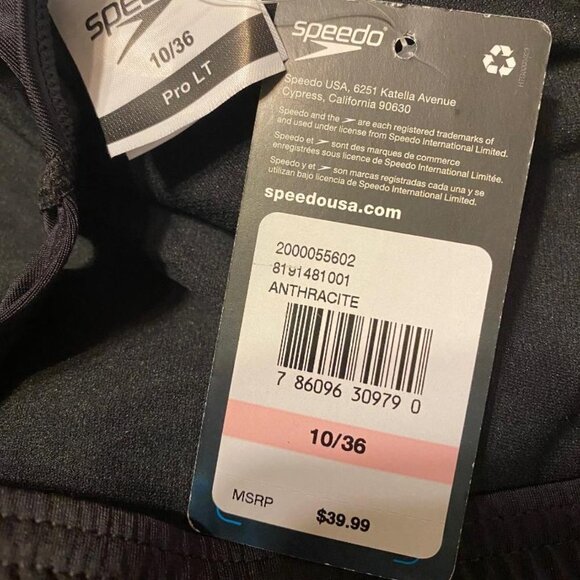 Speedo Women's Swimsuit One Piece Prolt Super Pro Solid Adult, Size 10/36 - Picture 6 of 8